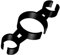 Double Clip gancio per Bottiglia Spumante ecc. - per 2 candele fontane fiaccole - ideale per compleanni, feste, party ecc.