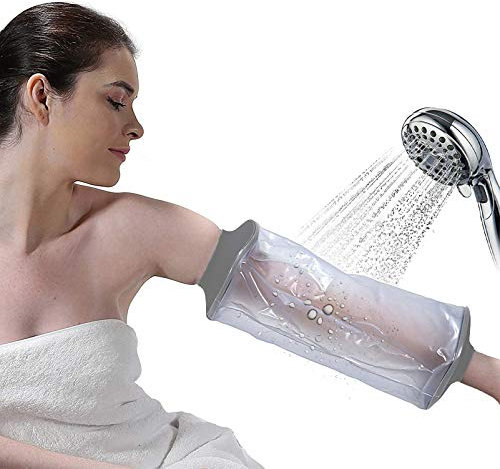 JuoPool PICC Line – Housse de douche PICC Line pour haut du bras, manchon imperméable réutilisable pour douche, protection IV pour baignoire (poids < 83,9 kg)