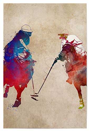 artboxONE Poster 30x20 cm Sport Polo Sport hochwertiger Design Kunstdruck - Bild Polo Game Horse