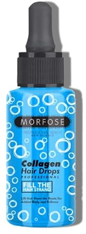 Morfose Collagen Hair Drops Serum 100ml - Behandlung von Haarausfall - Stärkung, Unterstützt das Haarwachstum, Nährend