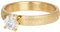 iXXXi Füllring ESTELLE gold - 4 mm Größe 21