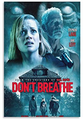Filmposter Don't Breathe auf Leinwand, Kunstposter und Wandkunst, modernes Familienschlafzimmerdekor, Poster, 30 x 45 cm