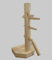 Wing Chun Wooden Dummy with Base and Chest with Lid (08 Natural)