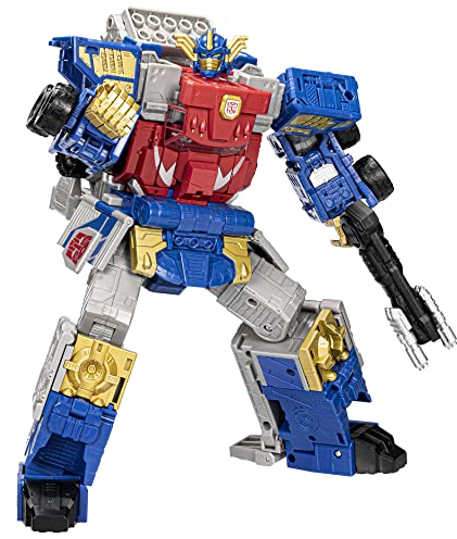 Transformers Legacy Evolution Commander-Klasse Armada Universe Optimus Prime, 19 cm große Action-Figur