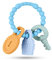 Vicloon Beißring Baby, Beißring aus Silikon BPA-frei, Zahnen Spielzeug Beißring für Babys 3+ Monate, Wundes Zahnfleisch zu stimulieren und zu massieren(Hellblau)