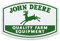 John Deere Farm Equipment Logo Metallschild – Vintage John Deere Schild für Garage oder Männerhöhle