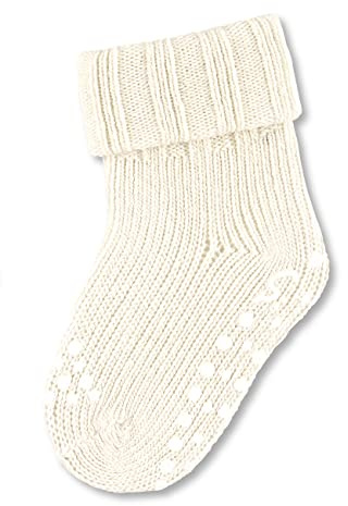 Sterntaler ABS Krabbelsocken aus Wolle - Baby Stoppersocken - ABS-Motiv auf Spann und Sohle - Krabbelsöckchen - Baby und Kinderstrümpfe