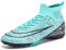 sudorun Scarpe da Calcio Uomo Donna Turf Scarpe da Calcetto Indoor Unisex High Top All'aperto Scarpe da Allenamento Teenager TF Training Scarpe (DW,1101 TF Yue_44)