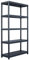 RAUGAJ Business & Industrie Industrie Lagerregal Industrieregal Lagerregal schwarz 500kg 100x40x180cm Kunststoff