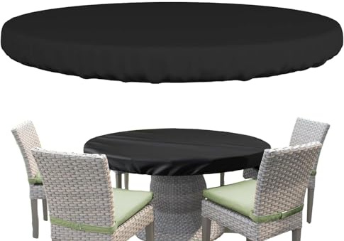 Runder Terrassentischbezug für den Außenbereich Wasserdicht UV-beständig