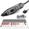 Bluemars 150W Powerful Rotary Multi Tool Sets,Variable Speed (10000-35000rpm) Rotary Tool, 123pcs Accessories Included, Mini Grinder, Drill, Engraving, Cutting, Polishing for Craft Projects and DIY