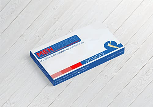 MenForte - Complexe Ginseng, Maca & Tribulus | Complément alimentaire 100% naturel pour l'énergie, l'endurance et la puissance | Formule Innovante - 10 Capsules Bleues