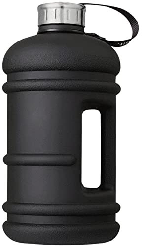 Wesoke Botella de agua grande de 2,2 l/73 oz, gran capacidad, jarra deportiva PETG a prueba de fugas a prueba de explosiones con asa, recipiente gigante de hidratación de medio galón para fitness al