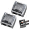2 Stück Makeup Sharpener Anspitzer, Spitzer Kosmetikstifte, Kosmetik Bleistift Anspitzer Augen Make up-Bleistiftspitzer Kosmetikspitzer für Augenbrauenstift, Lipliner, Eyeliner Bleistift