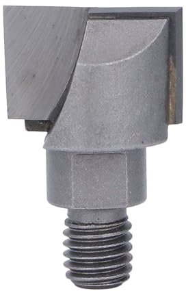 Lock Milling Cutter M10 Thread Cleaning Bottom Router Bit , Lock Milling Cutter Carbide Router Bit Treatment Grooving Bits for Wood Door Hole Opening and Bottom Cleaning