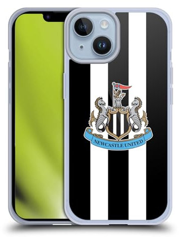 Head Case Designs Officially Licensed Newcastle United Football Club Home 2024/25 Crest Kit Soft Gel Case Compatible With Apple iPhone 14