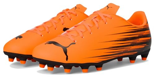 Puma Men's Attacanto Firm, Artificial Ground Soccer Cleat Sneaker, Heat Fire Black, 10.5 UK