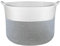 Tking Laundry Basket Large Blanket Basket Cotton Rope Basket Woven Storage Baskets for Clothes Bedding Toy Kids Baby Storage Organiser Nursery Bedroom Laundry Hamper (Grey/White 55cm x 35cm)