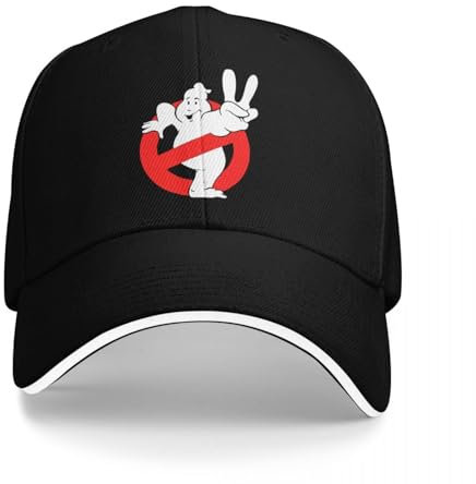 HFGAASSH Baseballmütze Ghostbusters-Peace Retro Film Sandwich Hut Unisex Stil Verstellbare Mützen Hut Outdoor Urlaub Sport Geschenke