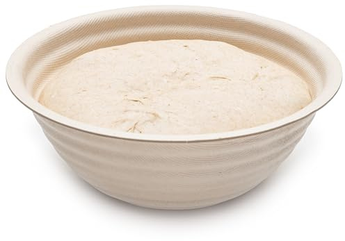 Brod & Taylor Banneton Boule 9” Proofing Basket | Suitable for Sourdough & Artisan Bread Baking, Easy to Stack, Made From Sustainable Materials (1-Pack)