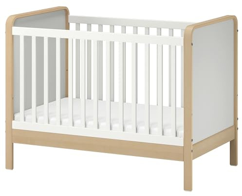 ProTuning ÄLSKVÄRD Kinderbett, Birke/Weiß, 60x120 cm