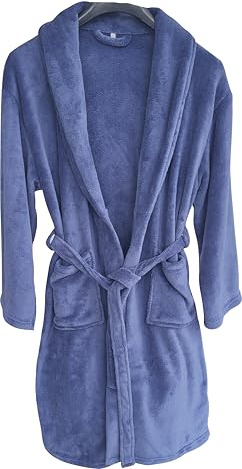 MB Warenhandel24 Bademantel Unisex Microfaser Saunamantel Morgen Supersoft Fleece Cashmere Touch Mantel Damen & Herren viele Farben und Größen