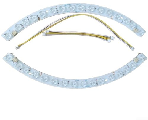 Ceiling Fan LED Strip, 24Wx2 Light Replacement Module, Lamp Board for Ceiling Fan Light Kit Home Ventilation Lighting Upgrade Spare(Light strip)