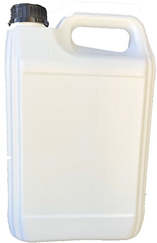 Lot de 10 Bidons de conditionnement blanc opaque PET - 5 litres