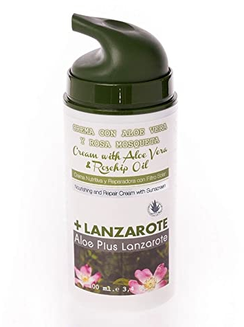 Aloe Plus Lanzarote Gesichtscreme Aloe und Wildrose, 100 ml