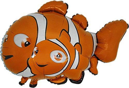 Toyland® 37-Zoll-Folienballon in Clownfisch-Figurform