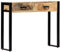vidaXL Table Console Table d'Entrée avec 2 Tiroirs Table de Salon Table de Couloir Intérieur Salle de Séjour 90x30x75 cm Bois de Manguier Massif