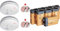 ELRO FS1805 Détecteur de fumée avec 5 Ans de Batterie et Aimant - Conforme à la Norme européenne EN14604-2 pièces & Amazon Basics Lot de 8 Piles alcalines 9 V 600 mAh
