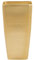 Beliani Blumentopf glänzend Gold 40x40x76 cm rechteckig moderner Look Modi