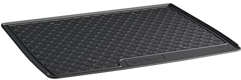 Gledring Rubbasol (Gummi) Kofferraumwanne kompatibel mit Mercedes GLB (X247) 2019- (Höhe variabele Ladeboden), Schwarz