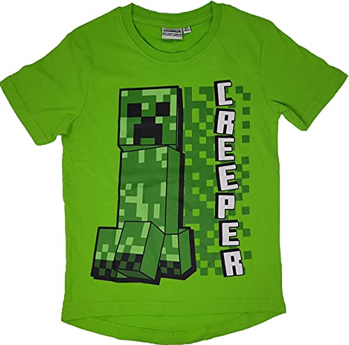 Minecraft Kinder & Babies T-Shirt schwarz/grün Bösewichte, Familie & Baby, Fan-Merch, Gaming Grün 2 116
