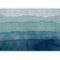 murando - Papier peint panoramique artistique 450x315 cm - Revêtement mural décoration pour chambre salon - Design unique et moderne - Gris bleu - Paysage aérien de vagues de mer f-A-0914-a-a