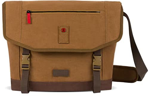 Wenger Corfe Laptoptasche Messenger-Tasche mit Tablettasche, 40,6 cm (16 Zoll), Camel
