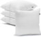 Flowen Kissen 50x50 Kopfkissen 4er Set für Sofa und Bett Innenkissen Hypoallergene Anti-Milben Kissenfüllung mit Weicher Gesteppter Kissenbezug Abnehmbarem und Waschbaren für Haus/Hotel