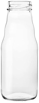 Apistore Lot de 10 bouteilles en verre pour jus de 200 ml avec capsule sous vide
