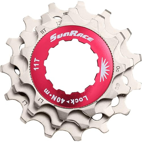 SUNRACE KIT 10V GHIERA+3 PIGNONI SILV.