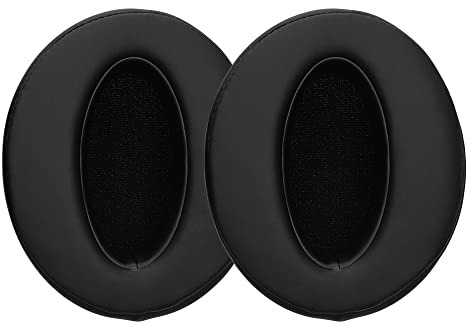 Kwmobile Almohadillas Compatibles con Sennheiser HD 4.50SE / 4.40BT / 4.30G / 4.20S - 2X Almohadilla de Repuesto para Auriculares en Cuero Sintético