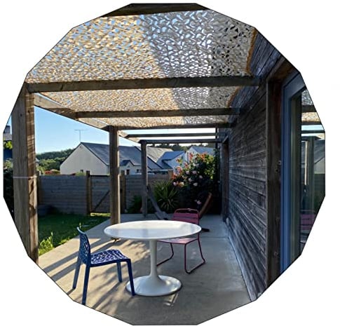 Tarnnetz Jagd, Sonnensegel, Beige Camouflage Schattennetz, Tarnnetz Für Militärische Pergola Terrassen, 1.5x2/3x4/5x6m Sonnenschutznetz, Outdoor-tarnungzubehör,3x4m(9.8 * 13ft)