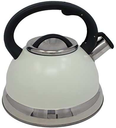 Serving Tea Coffee stovetop l steelex Whistling Kettle Cream Kitchen Home Gas Stove hob top Camping Whistle Induction Cooker Wood
