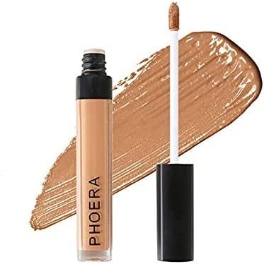 Phoera Full Coverage Concealer, hochpigmentiertes für dunkle Ringe unter den Augen, Make-up-Creme, Feuchtigkeitscreme, hilft, überschüssiges Öl zu kontrollieren 20 g (1 Stück) 106 Kastanie