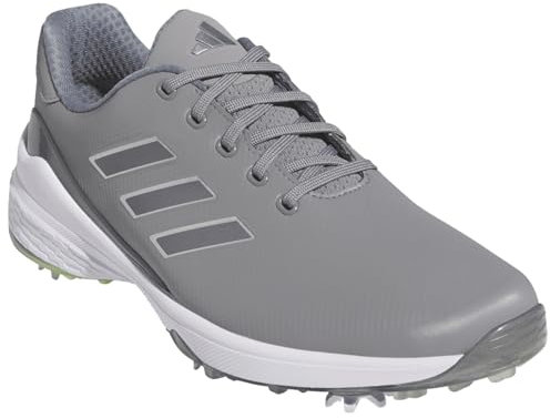 adidas Mens ZG23 Golf Shoes (Grey Three/Iron Metallic/Silver Metallic, UK Footwear Size System, Adult, Men, Numeric, Medium, 7)