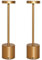 SUAVER Metall Tischlampe, Dimmbare LED Schreibtischlampe mit 3 Lichtfarben Wiederaufladbare Nachttischlampe,Eisen Schreibtischlampe kreative Nachtlicht dekorative Beleuchtung (2PCS Gold-1)