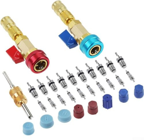 Herramienta de instalación de núcleo de válvula confiable y R134A, adecuada para sistemas de aire acondicionado de coche