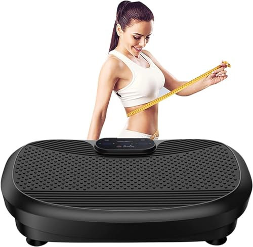 4D Vibration Plate Exercise Machine - Triple Motor Oscillation, Linear, Pulsation + 4D Motion Vibration Platform | for Weight Loss & Shaping
