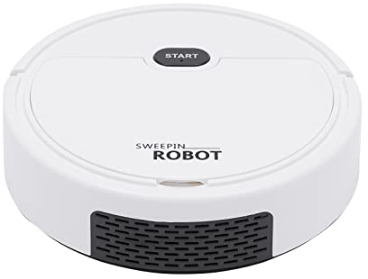 NIGORIY Saugroboter mit Wischfunktion, 3 in 1 5W Staubsauger Roboter, 500pa Wischroboter 800mAh Wisch und Saugroboter mit 120ml Kapazität der Staubbox