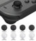 KGDUYC 8pcs Switch Protector Intercambiabilidad Accesorios Switch Joycons Switch Joystick Funda Protectora de Silicona Protección de Accesorios(Negro+Blanco)